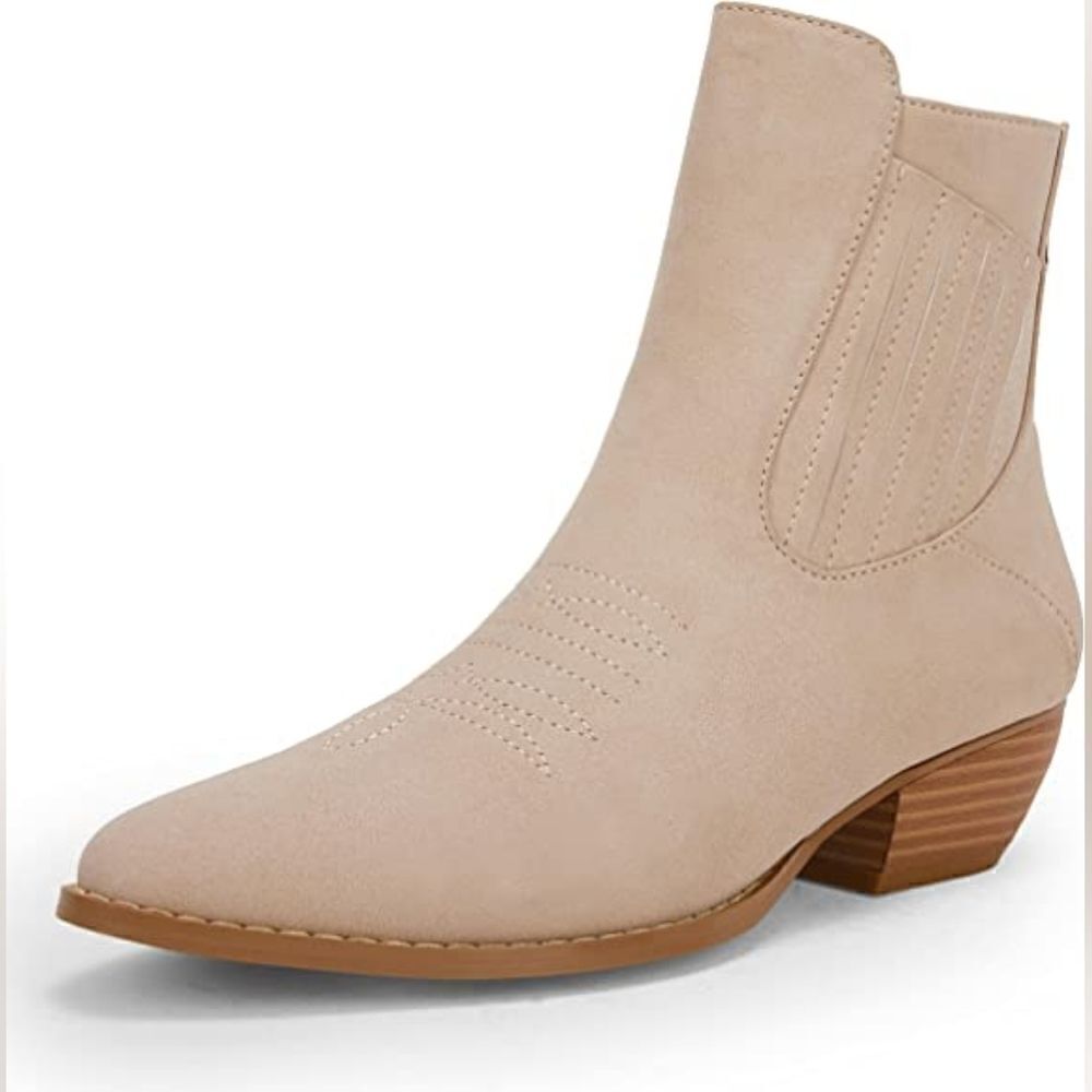 (49-4120)  Rilista Women's Cowgirl Ankle Boots Sz 9